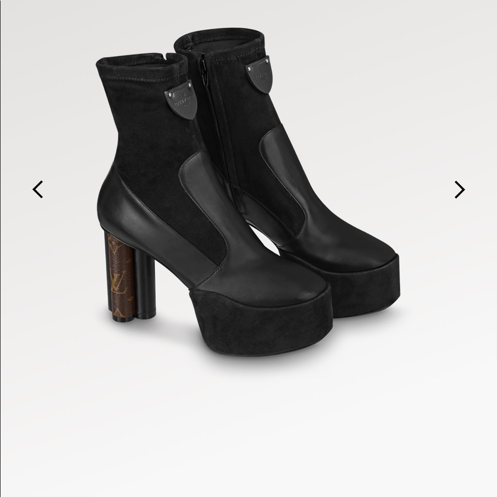 100% authentic Louis Vuitton Podium ankle boots